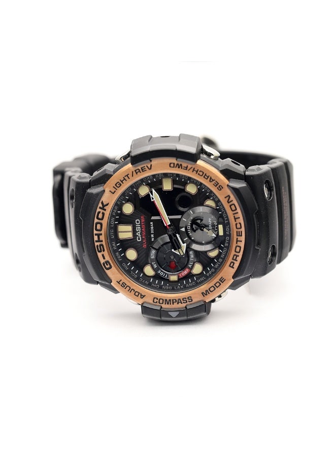 كاسيو ساعة كاسيو رجالية كوارتز، شاشة عرض تناظرية رقمية وسوار من الراتنج GN-1000RG-1A - Image 3